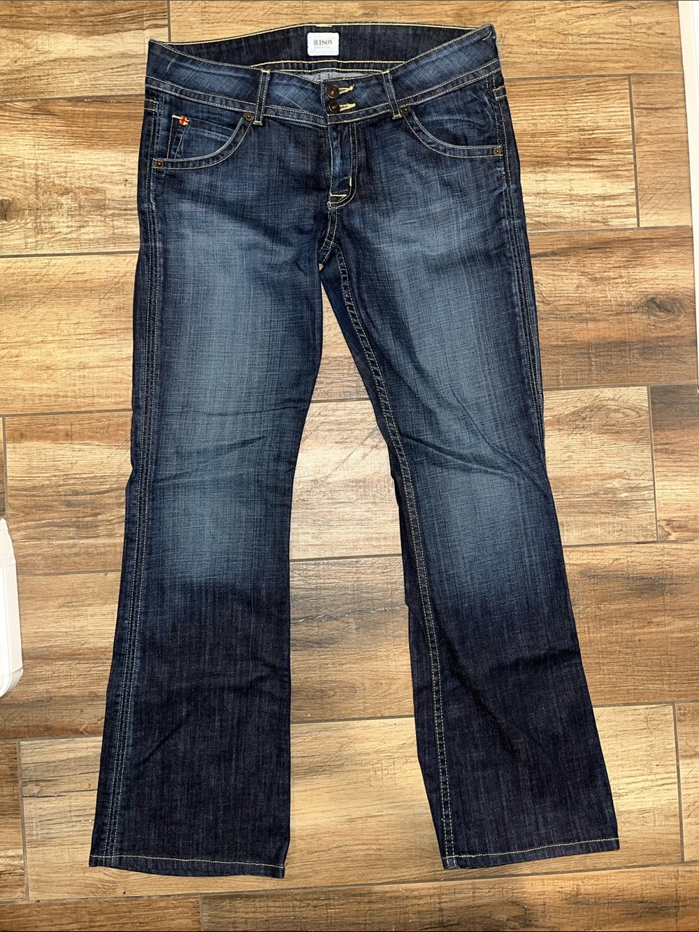 Hudson Jeans Dark Blue Flare Leg Denim